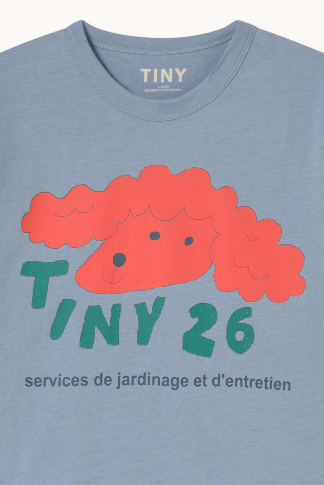 T-shirt à Imprimé Chien Rouge