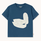 T-shirt à Imprimé Cygne