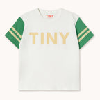 T-shirt à Manches Rayées et Logo TINY