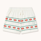 Shorts with Roses Print