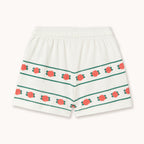 Shorts with Roses Print