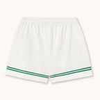 Shorts with Red Roses Graphic Print