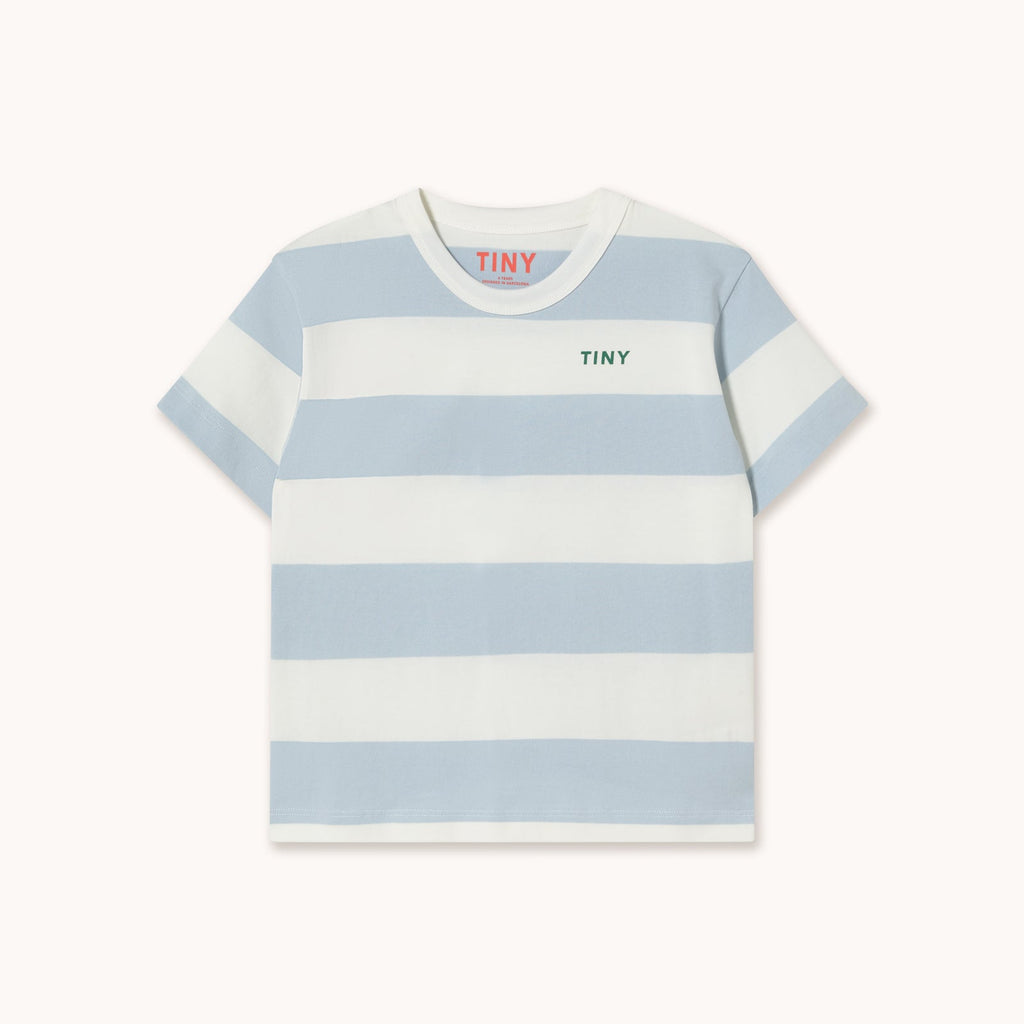 T-shirt  Rayures Bleu Clair et Blanc