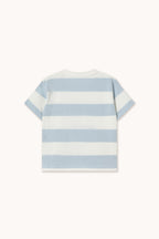 T-shirt  Rayures Bleu Clair et Blanc