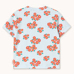 Tee in Blossoms Rib Print
