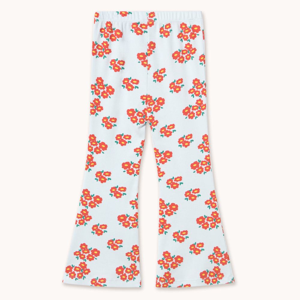 Pant in Blossoms Rib Print