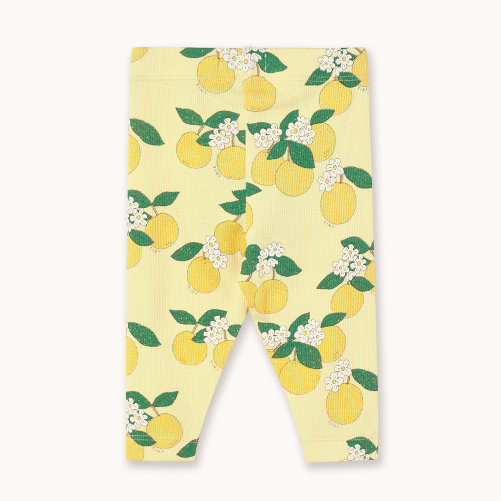 Pantalon Bébé en Maille Côtelée à Oranges