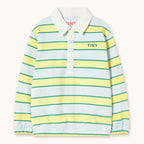 Sweatshirt Polo à Rayures Rétro