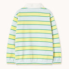 Sweatshirt Polo à Rayures Rétro