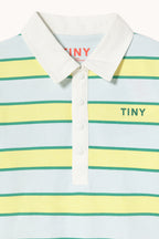 Sweatshirt Polo à Rayures Rétro