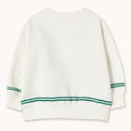 Sweatshirt à Imprimé Roses Rouges