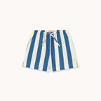 Light Navy Stripes Shorts