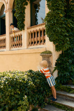 Light Navy Stripes Shorts