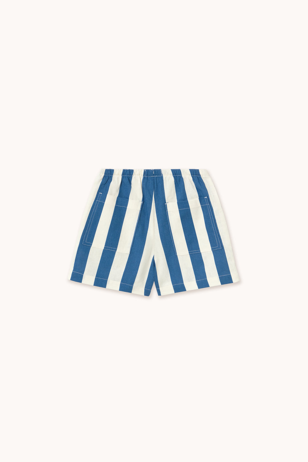 Light Navy Stripes Shorts