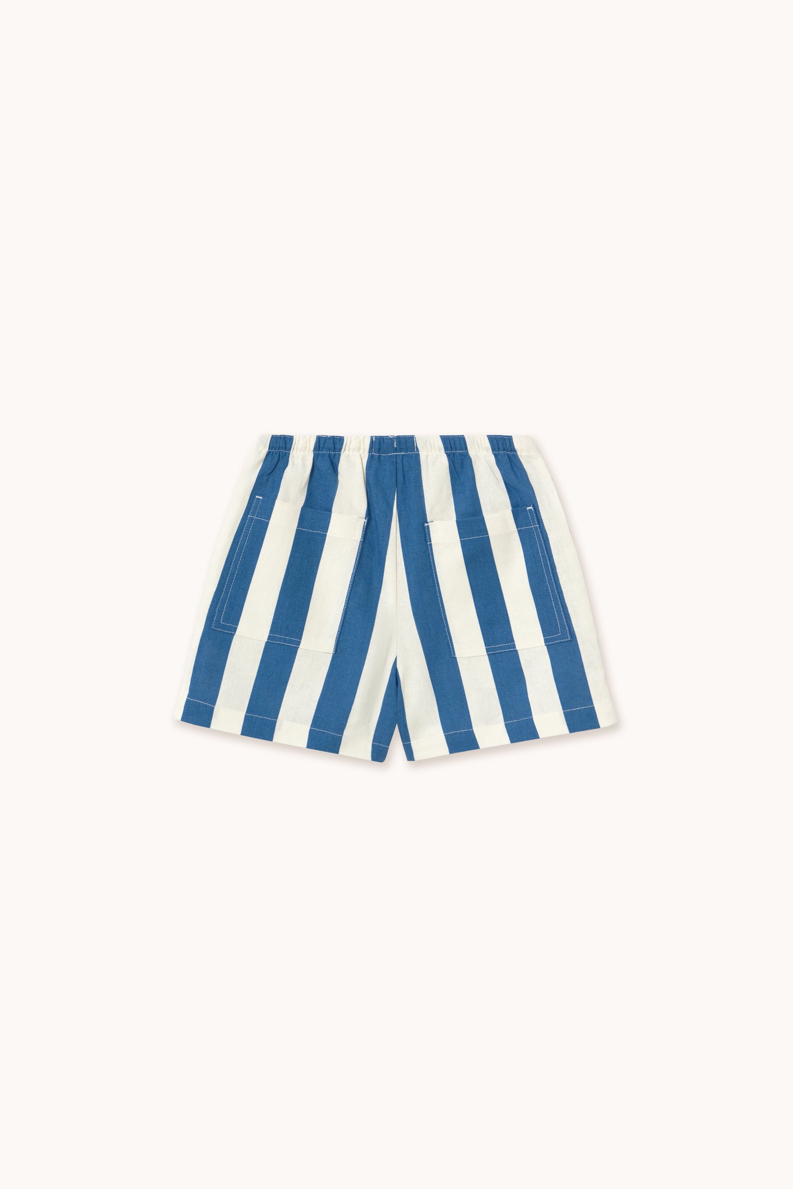 Light Navy Stripes Shorts