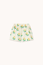 Tiny Flower Linen Shorts
