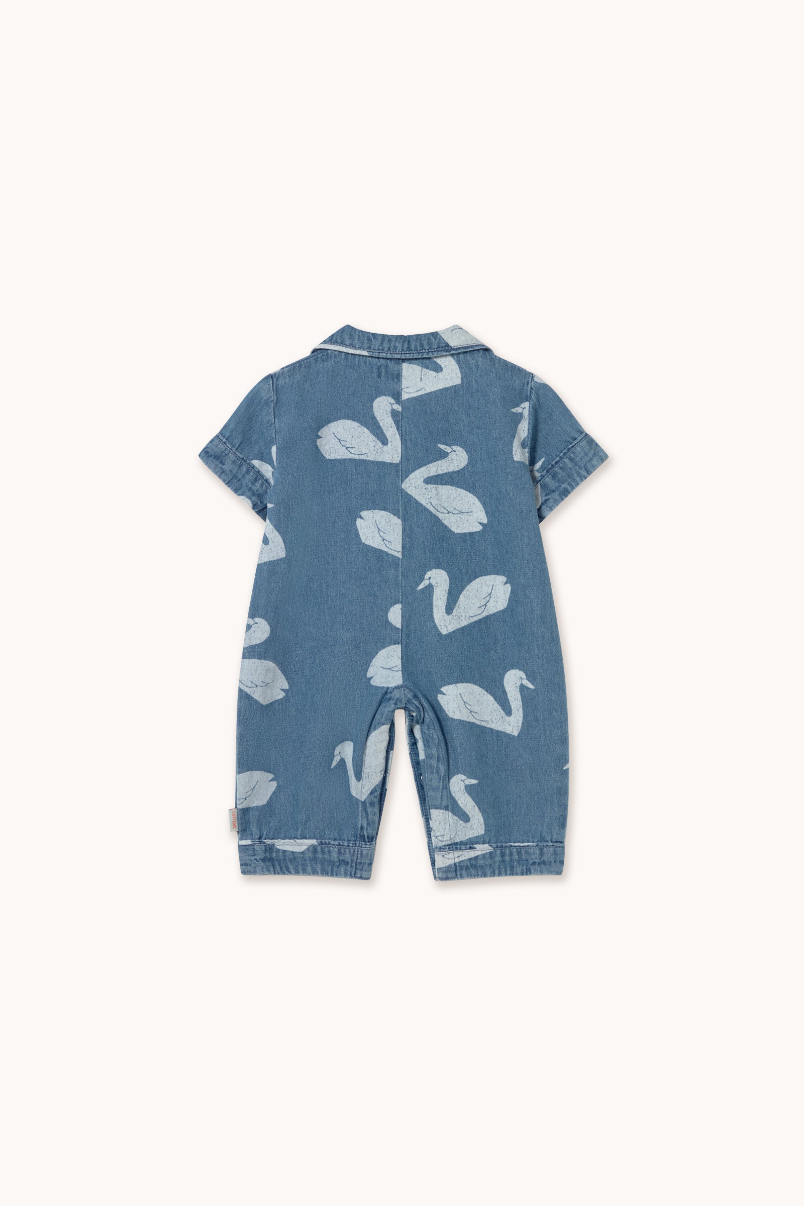 Big Swans Baby - Cotton Baby Jumpsuit