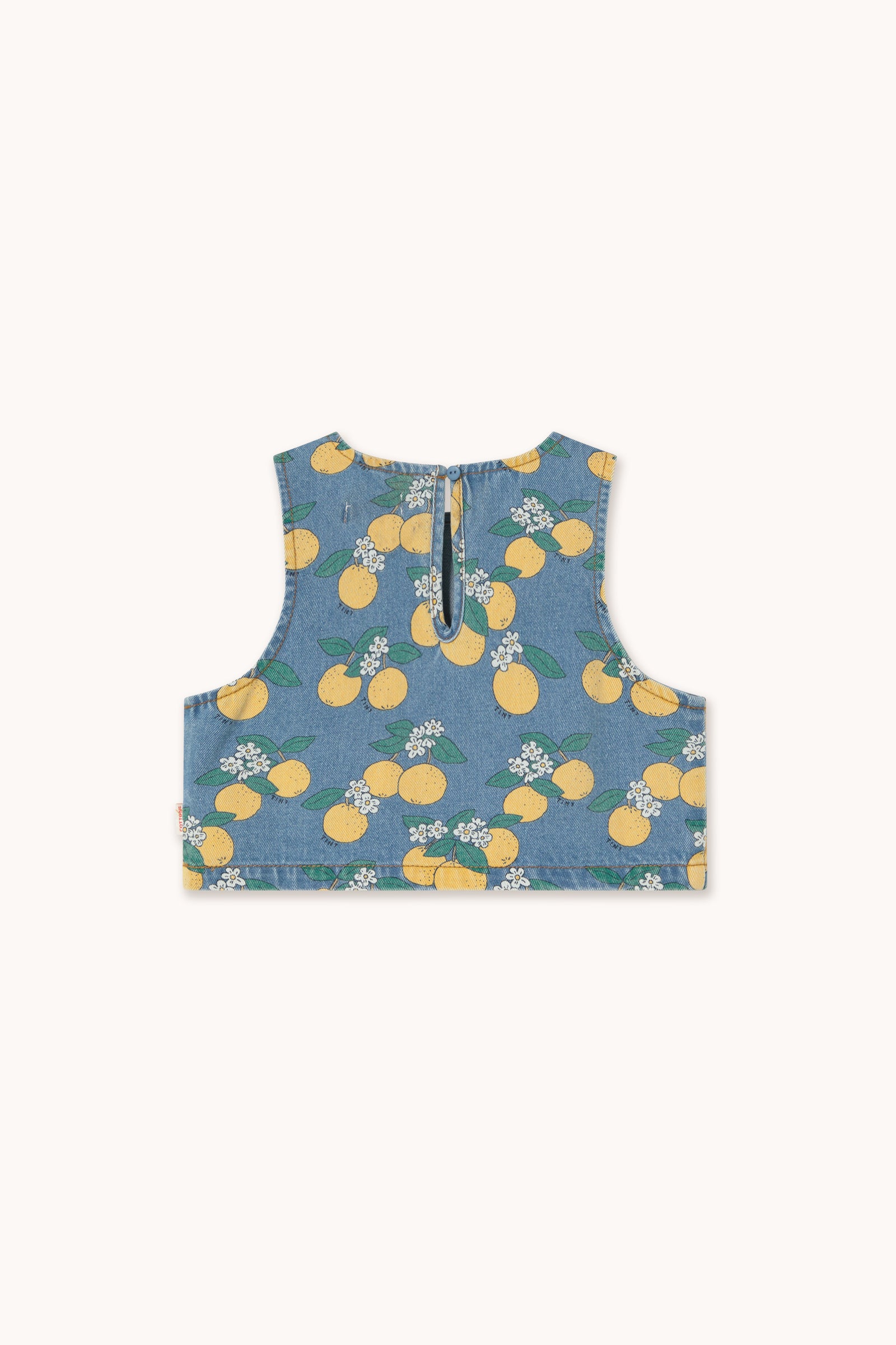 Haut sans Manches à Imprimé Oranges