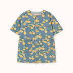 Robe en Denim à Imprimé Oranges