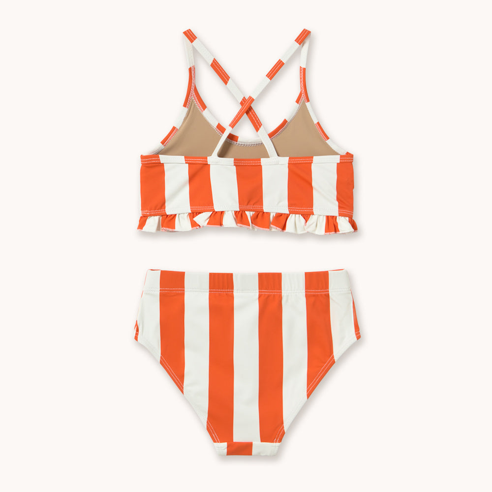 Red Striped Swimsuit