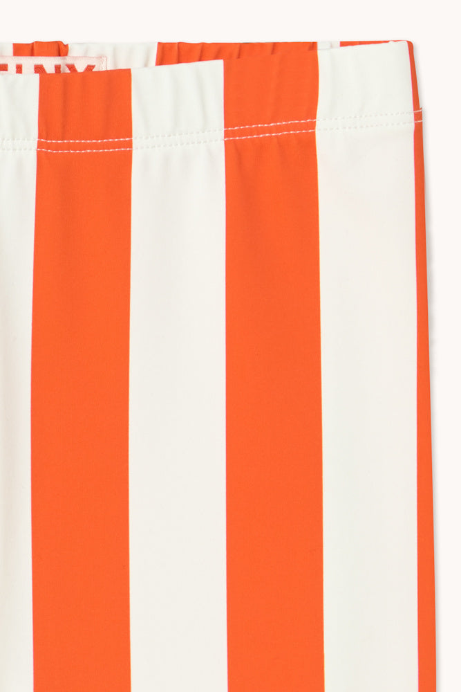 Leggings à Rayures Rouges