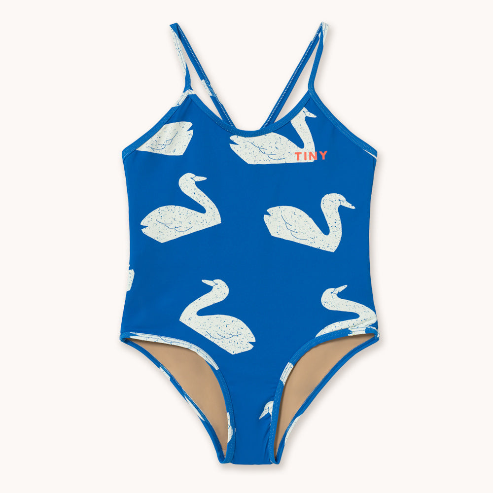 Swimsuit with Large Swans