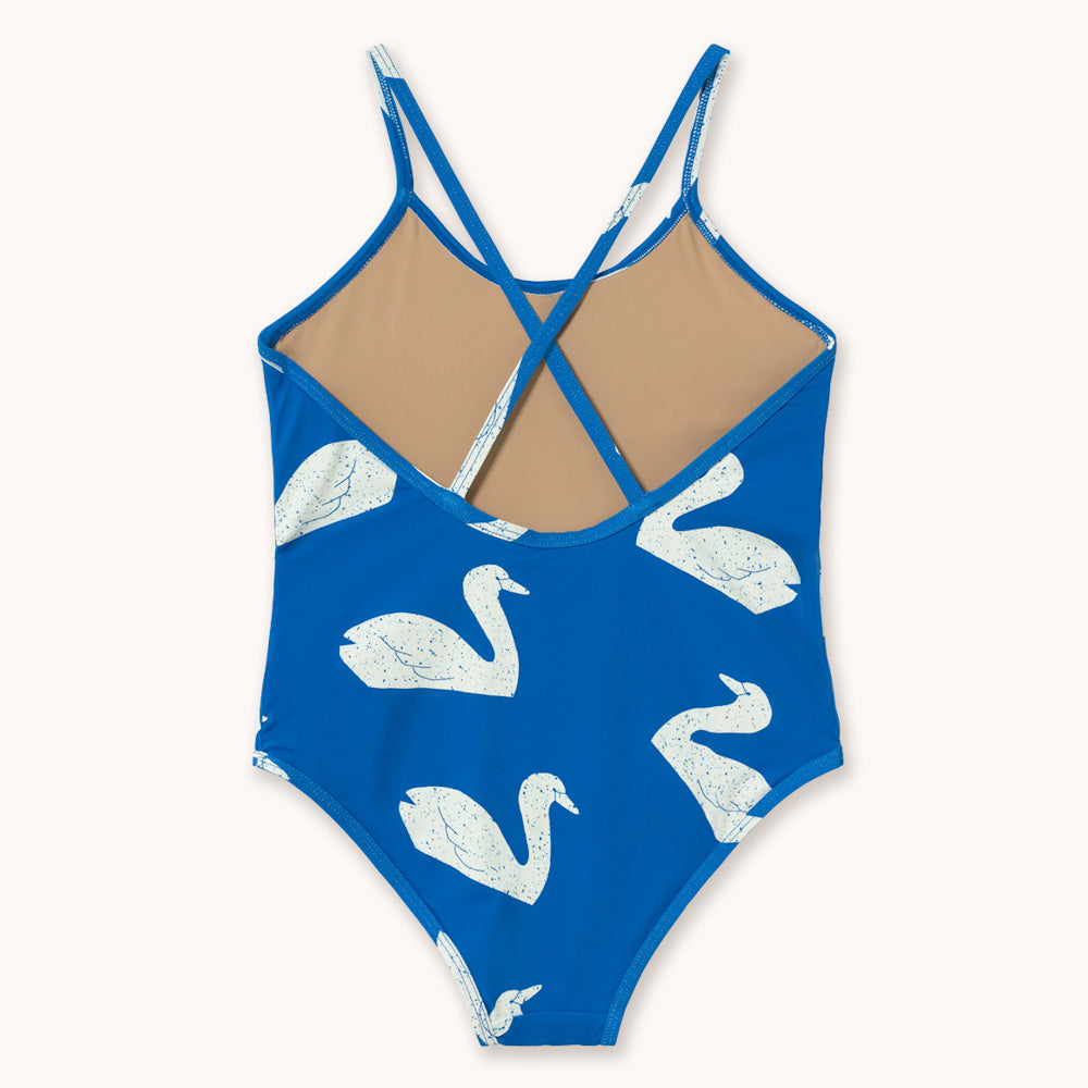 Swimsuit with Large Swans