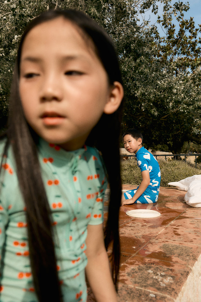 Large Swans Swimsuit T-shirt