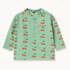 Baby Bath T-shirt with Cherry Print