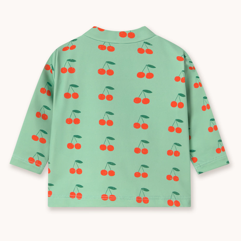 Baby Bath T-shirt with Cherry Print