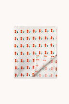 Baby sleeping bag with cherry print