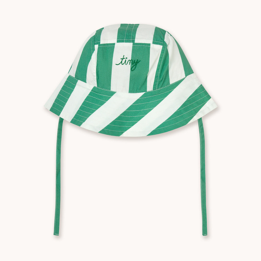Emerald Striped Bucket Hat