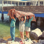 Chaussettes Écru à Imprimé Cerises