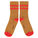 Chaussettes Camel à Rayures Rouges