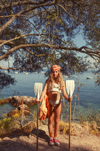 Chaussettes Camel à Rayures Rouges