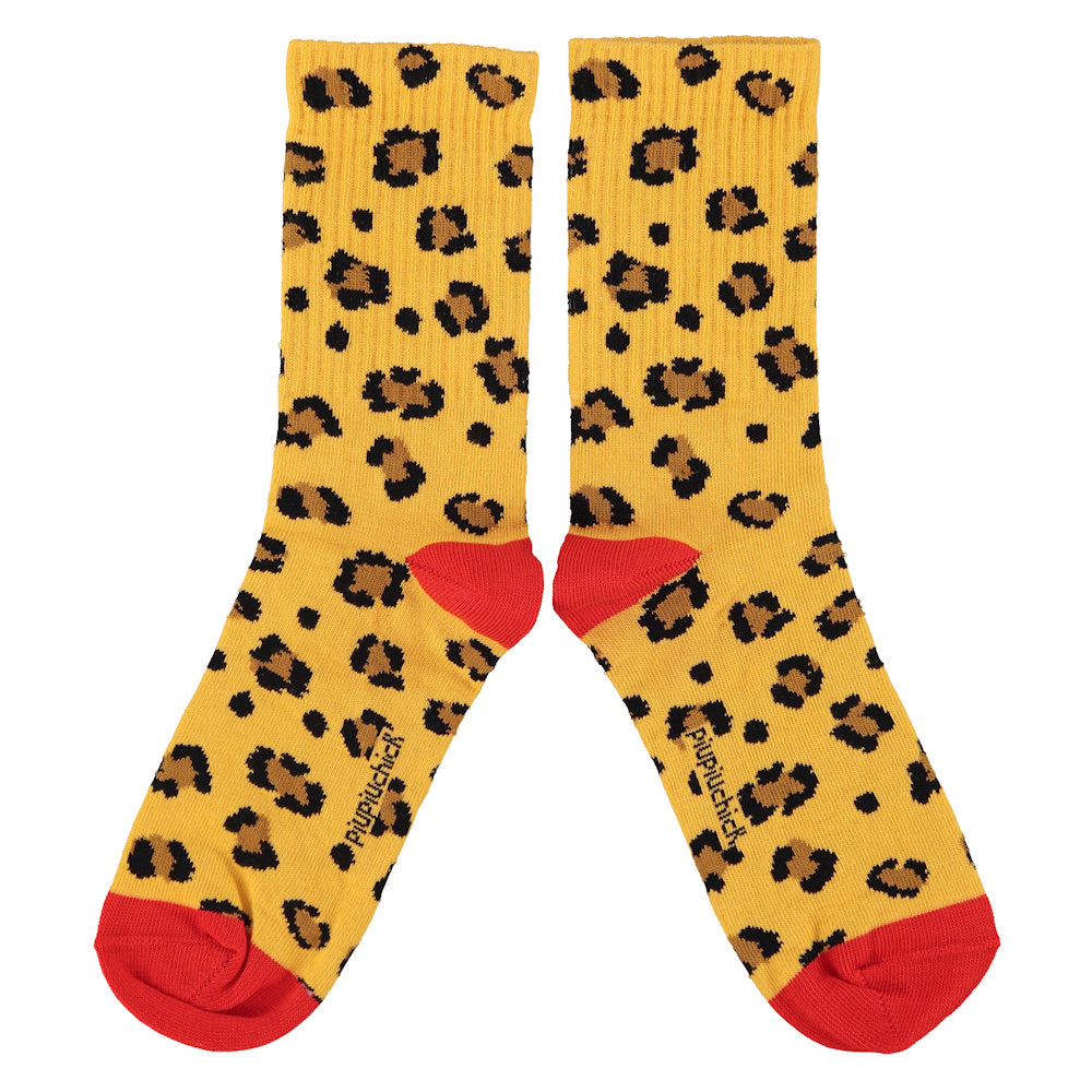 Chaussettes Bébé Moutarde à Imprimé Animal