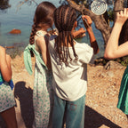Chouchou à Carreaux Vert et Écru
