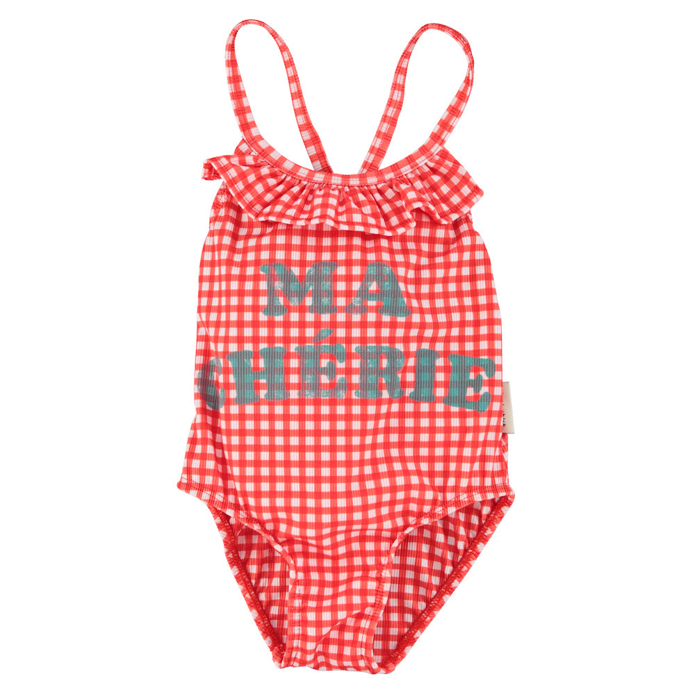 Maillot vichy rouge MA CHÉRIE