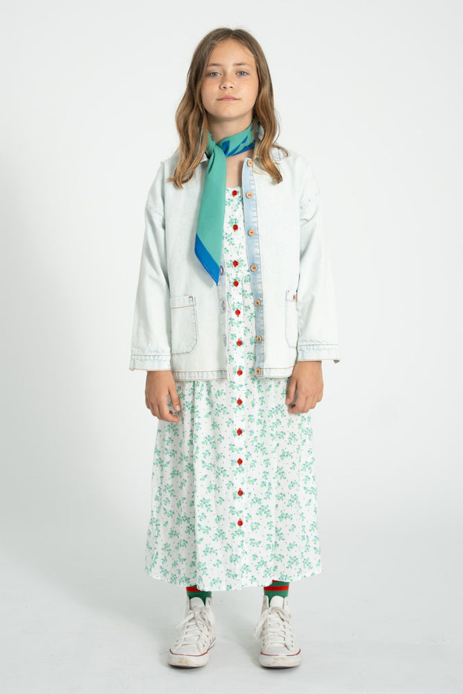 Veste en jeans Bleu Clair Délavé PEACE