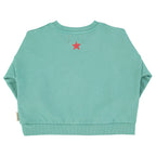 Sweatshirt Turquoise with PEACE Print