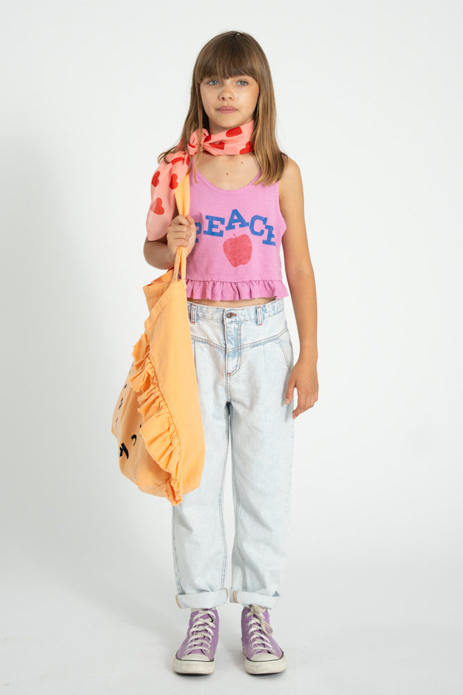 Top Pink with "PEACE" Print