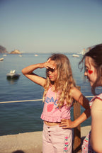 Top Rose à Imprimé PEACE