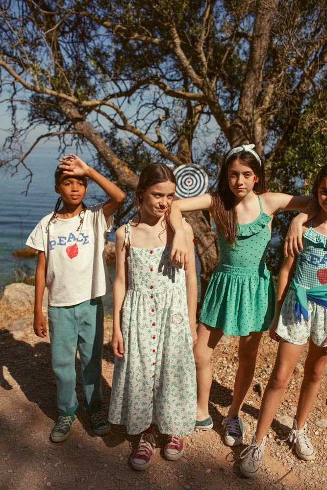 T-shirt Écru imprimé PEACE