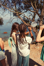 T-shirt Écru imprimé PEACE