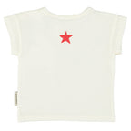 Baby T-shirt Ecru with PEACE Print