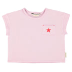 T-shirt Lilac with "A" Print