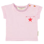 Baby T-shirt Lilac with "A" Print