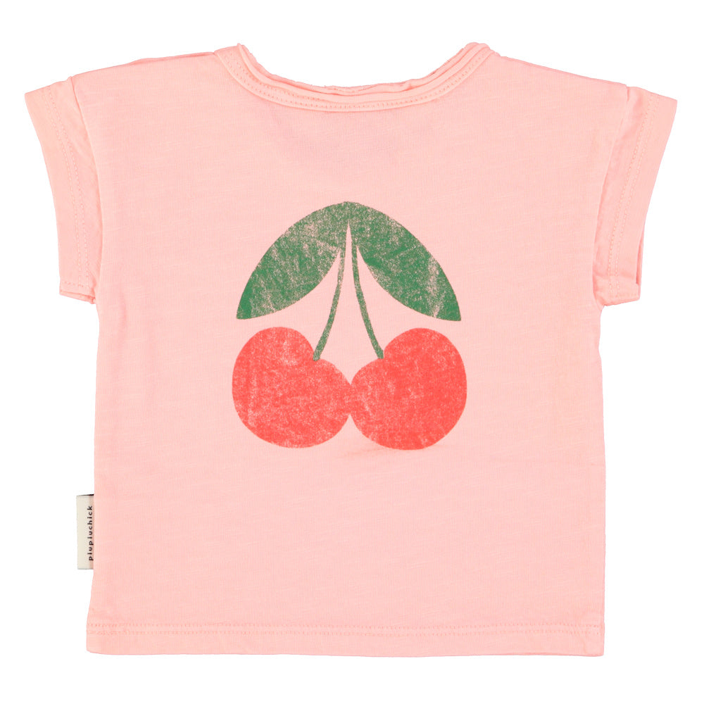 Baby T-shirt Light Pink with "MA CHERIE" Print