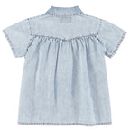 Robe en jeans Bleu Clair