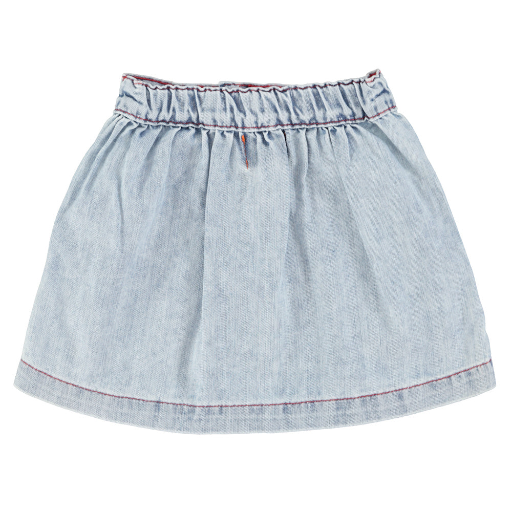 Jupe en jeans Courte Bleu Clair